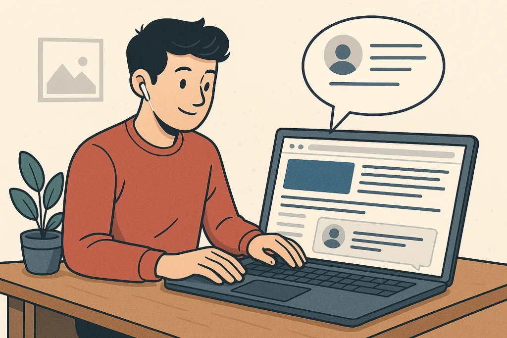 ilustrasi blogwalking