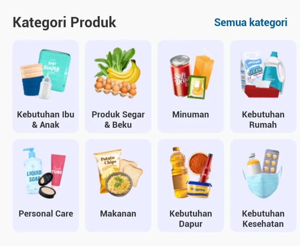 belanja kebutuhan rumah bisa dengan belanja di alfagift banyak pilihan