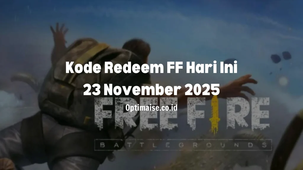 kode redeem ff hari ini 23 november 2025