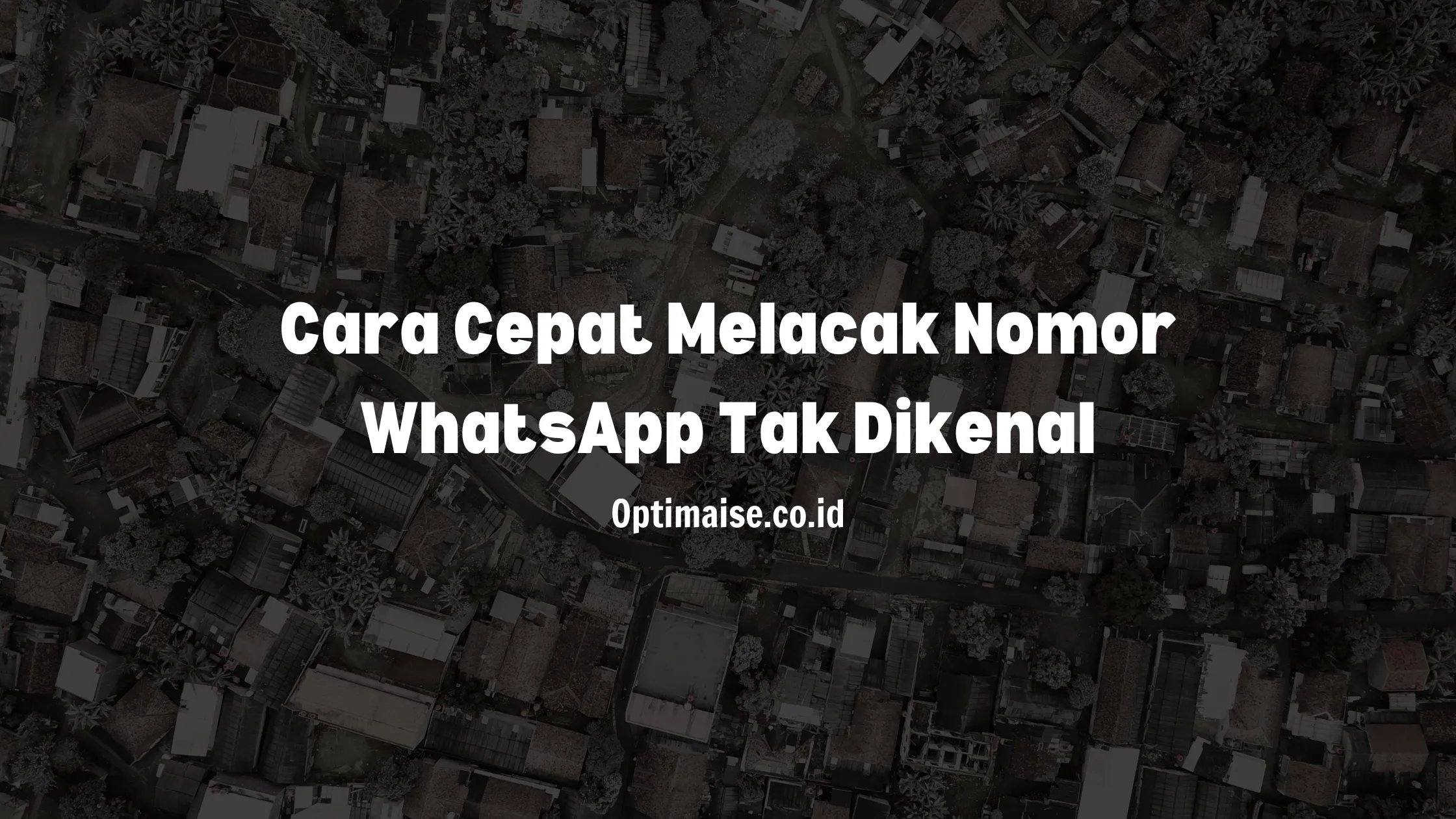 cara cepat lacak no wa
