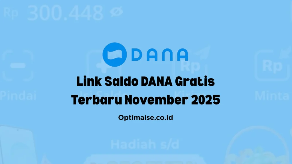 link saldo dana gratis terbaru 2025