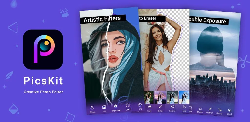 Aplikasi Edit Background Foto Merah dengan PicsKit