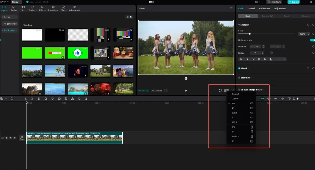 clipper tiktok, edit video dengan capcut