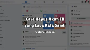 cara hapus akun fb yang lupa password