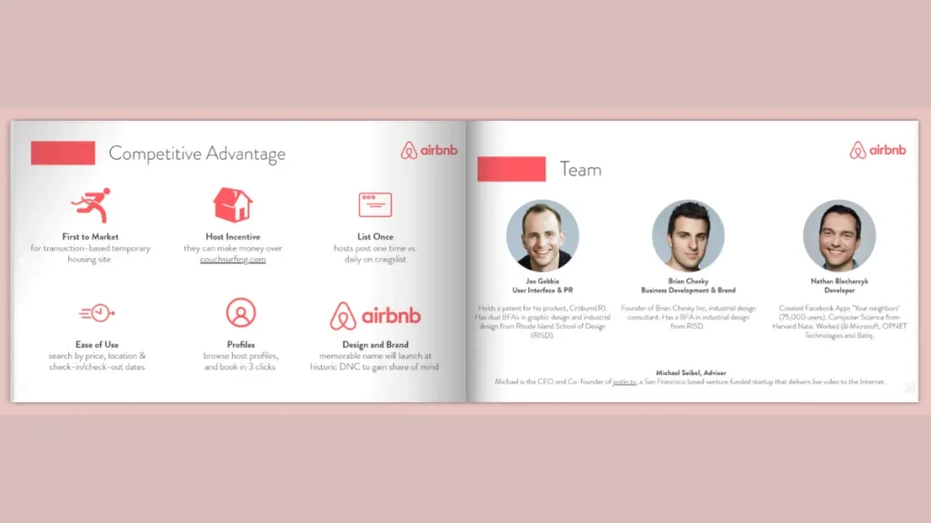 contoh pitch deck airbnb