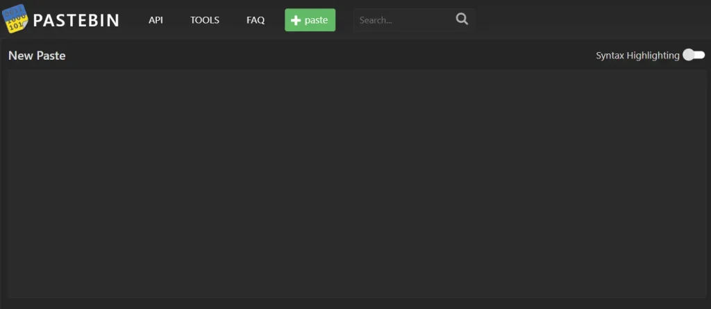 new paste pastebin.com