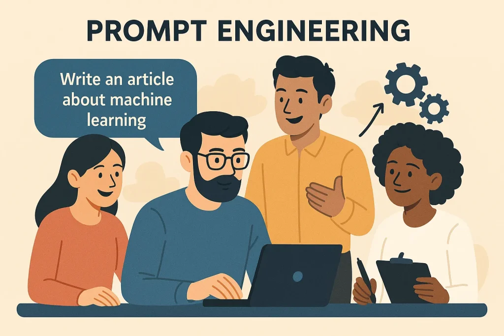 seorang prompt engineer haru bisa berkolaborasi dengan timnya