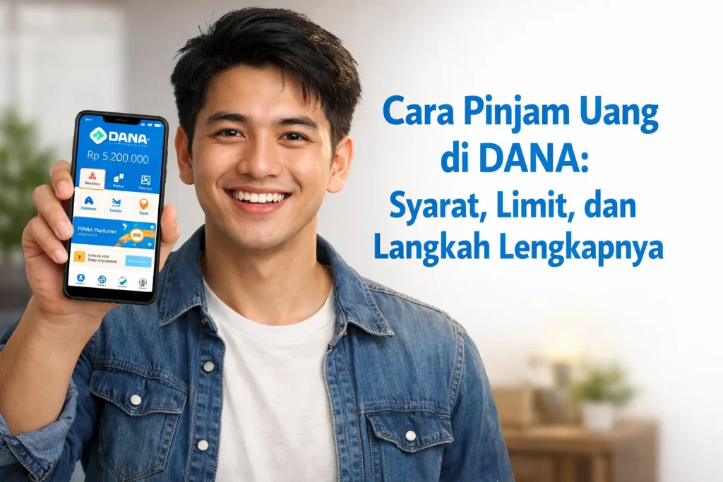 cara pinjam uang di DANA