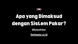 apa itu sistem pakar