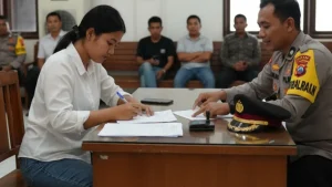 membuat surat kehilangan di spkt kantor polisi terdekat