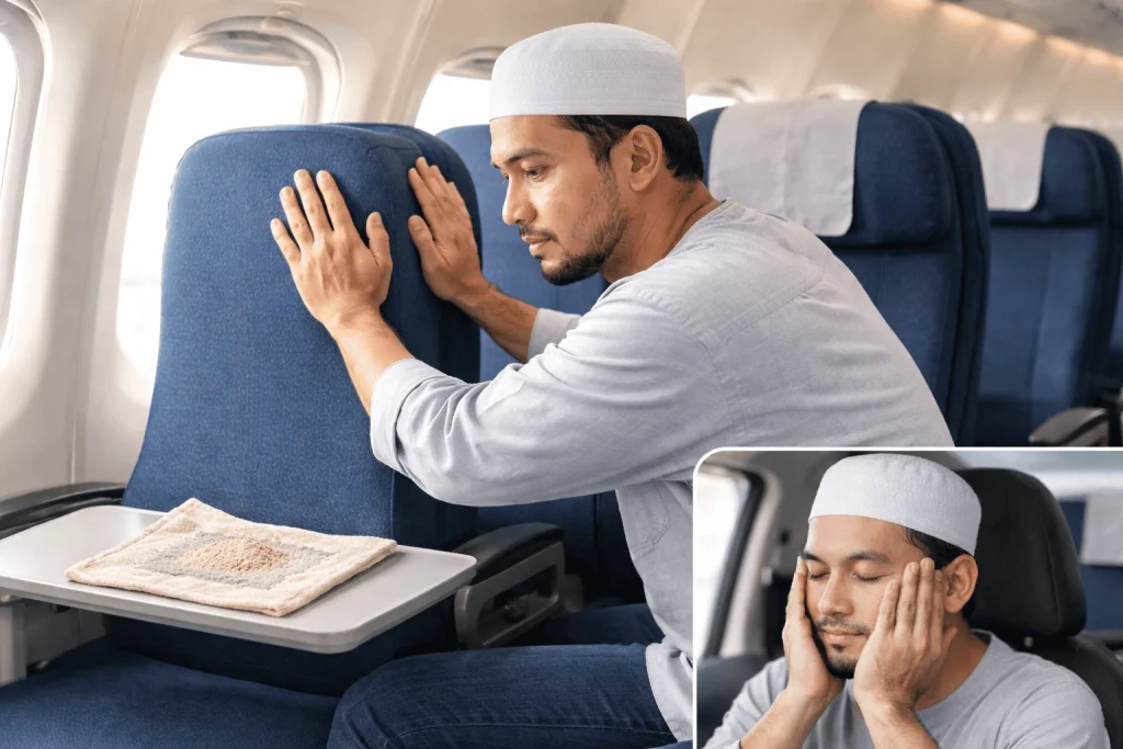 Tata Cara Tayamum di Pesawat