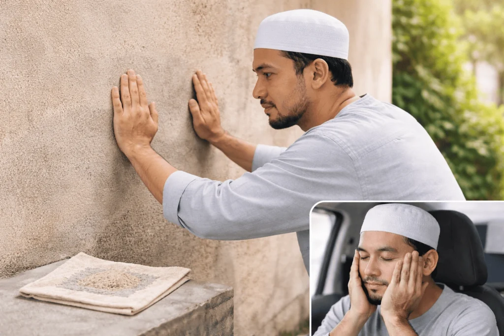 Tata Cara Tayamum di Tembok