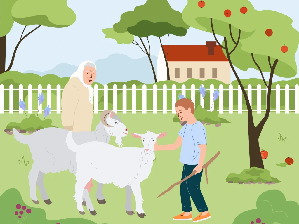 Dongeng dalam Bahasa Inggris: The Farmer and the Lost Goat