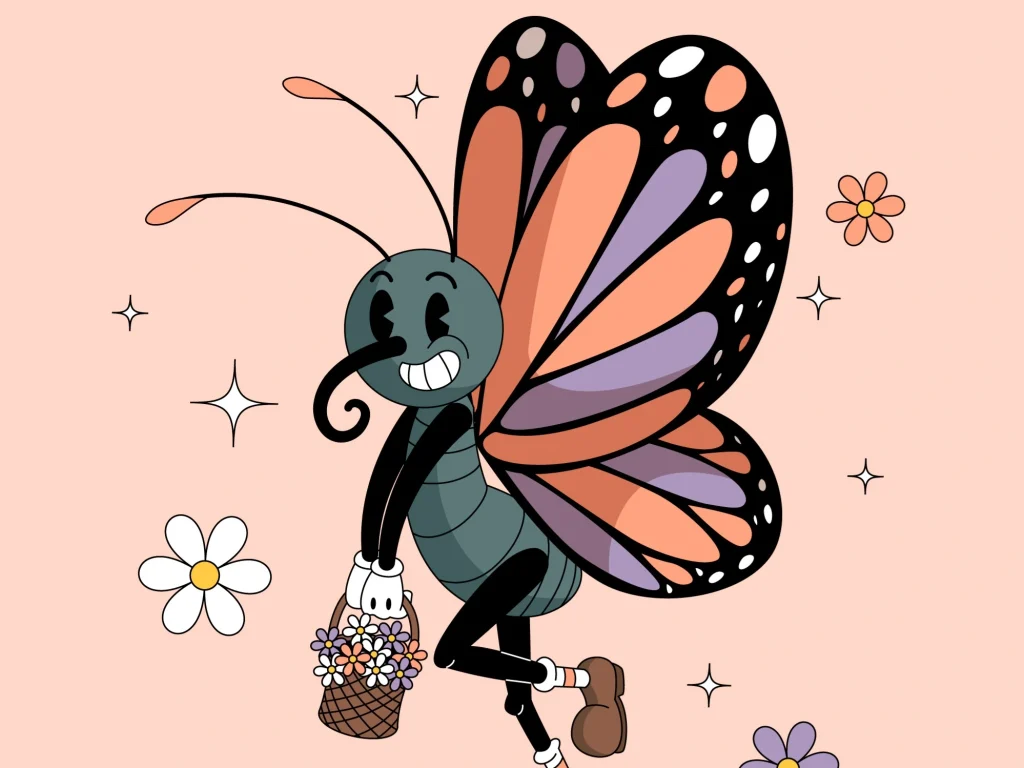 Dongeng tentang Hewan: Kupu-kupu yang Ingin Kembali Jadi Ulat