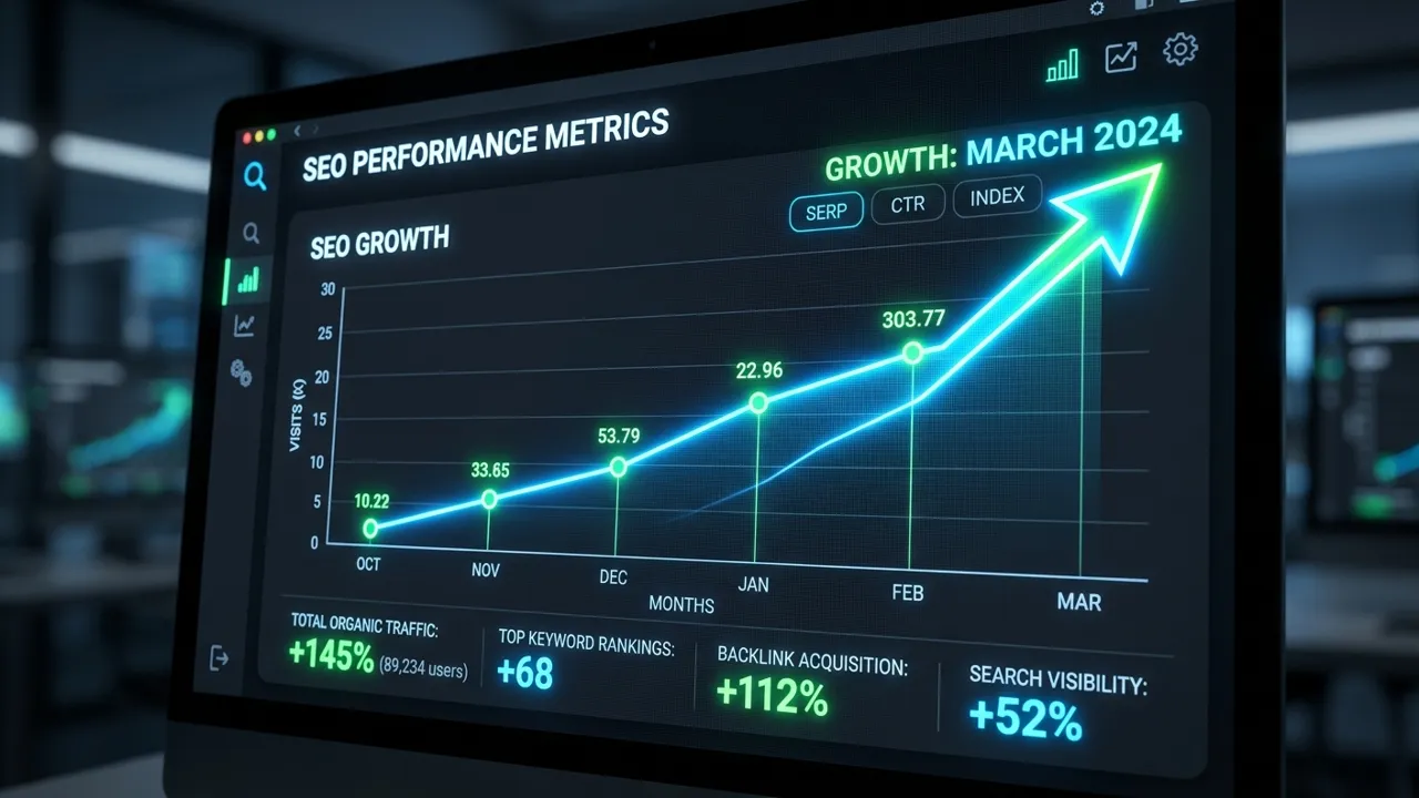 Analisis Pertumbuhan Grafik SEO