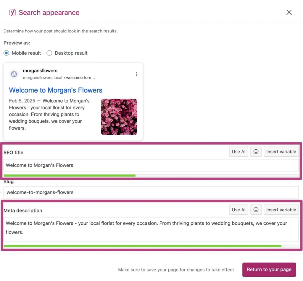 Tools Tes Meta Description (Preview SERP)